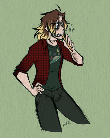 3/4, single subject, full color