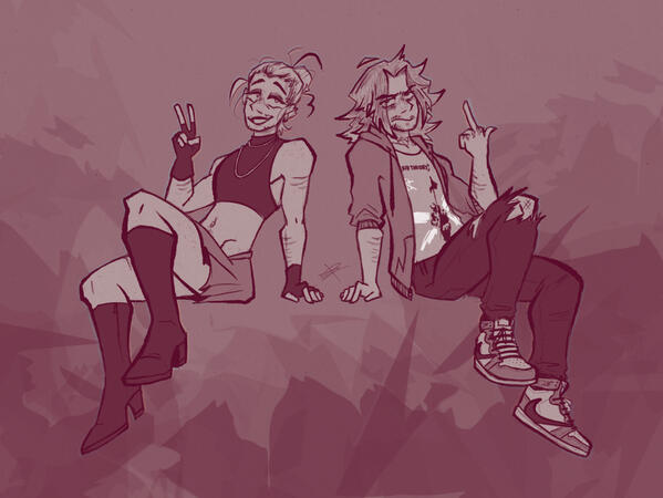 monochrome, full body